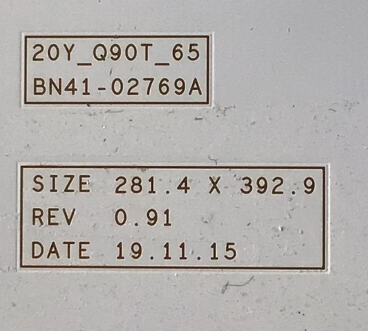 KIT DE LED'S PARA TV SAMSUNG (10 PIEZAS) / NUMERO DE PARTE BN96-50726A / BN41-02769A / K058P-243A / 20Y_Q90T_65 / PANEL CY-TT065FLLV2H / MODELO QN65Q90TAFXZA - Imagen 3